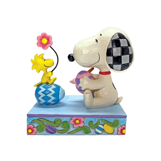 Jim Shore Peanuts Snoopy and Woodstock Colorful Creations