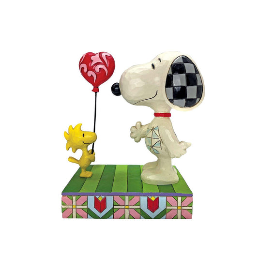 Jim Shore Snoopy and Woodstock Valentine Love Floats