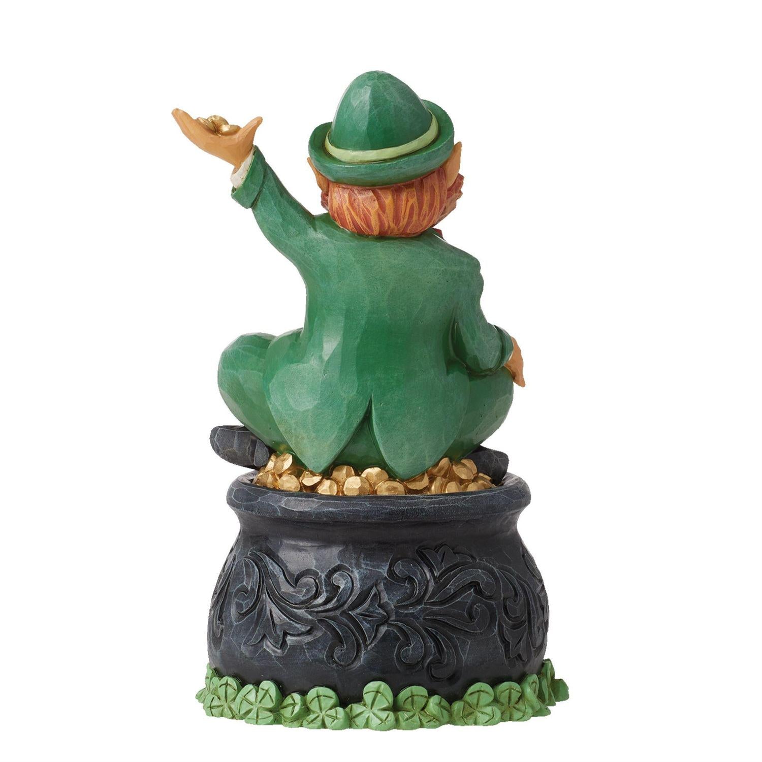 Jim Shore Leprechaun on Pot Of Gold
