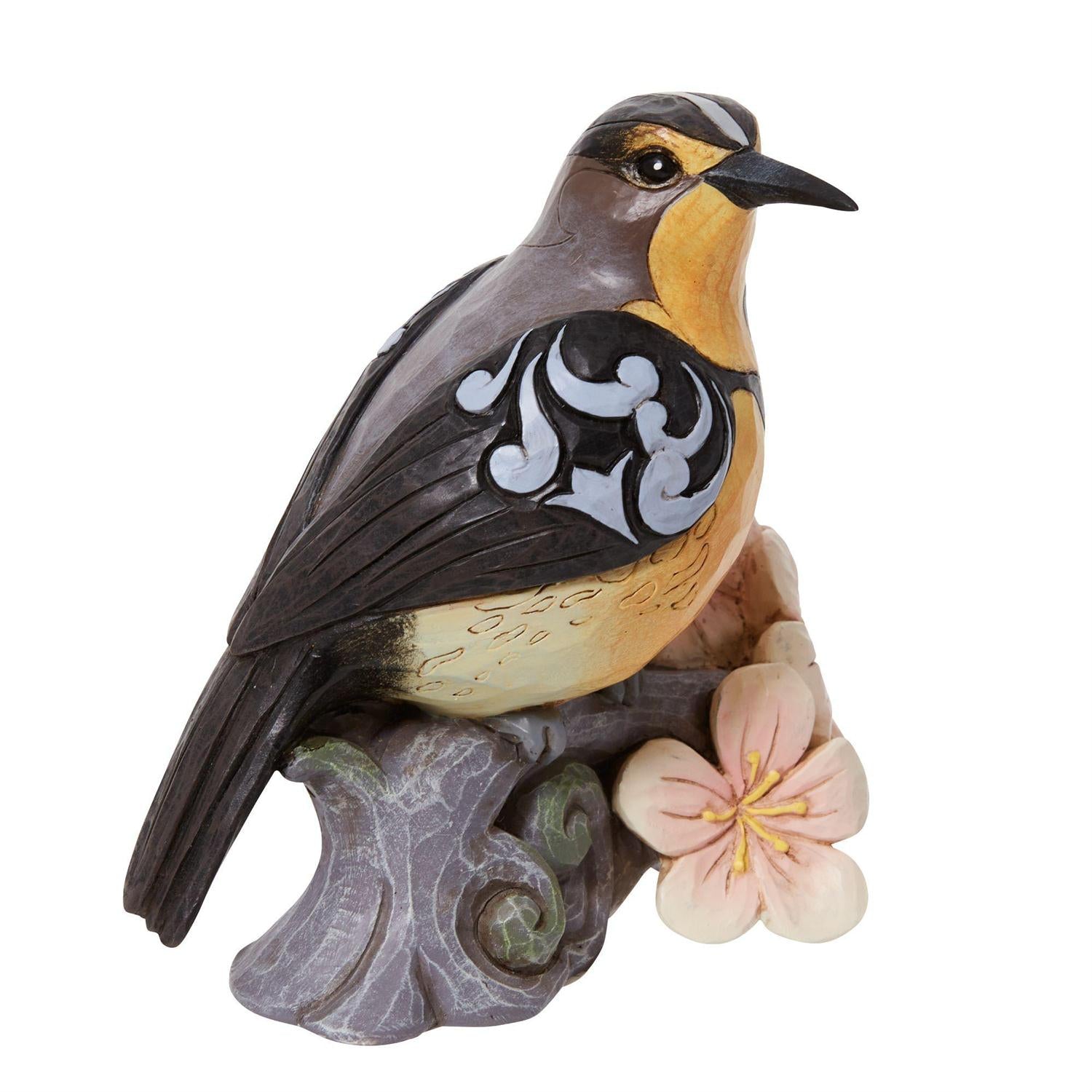 Jim Shore Meadowlark with Flowers