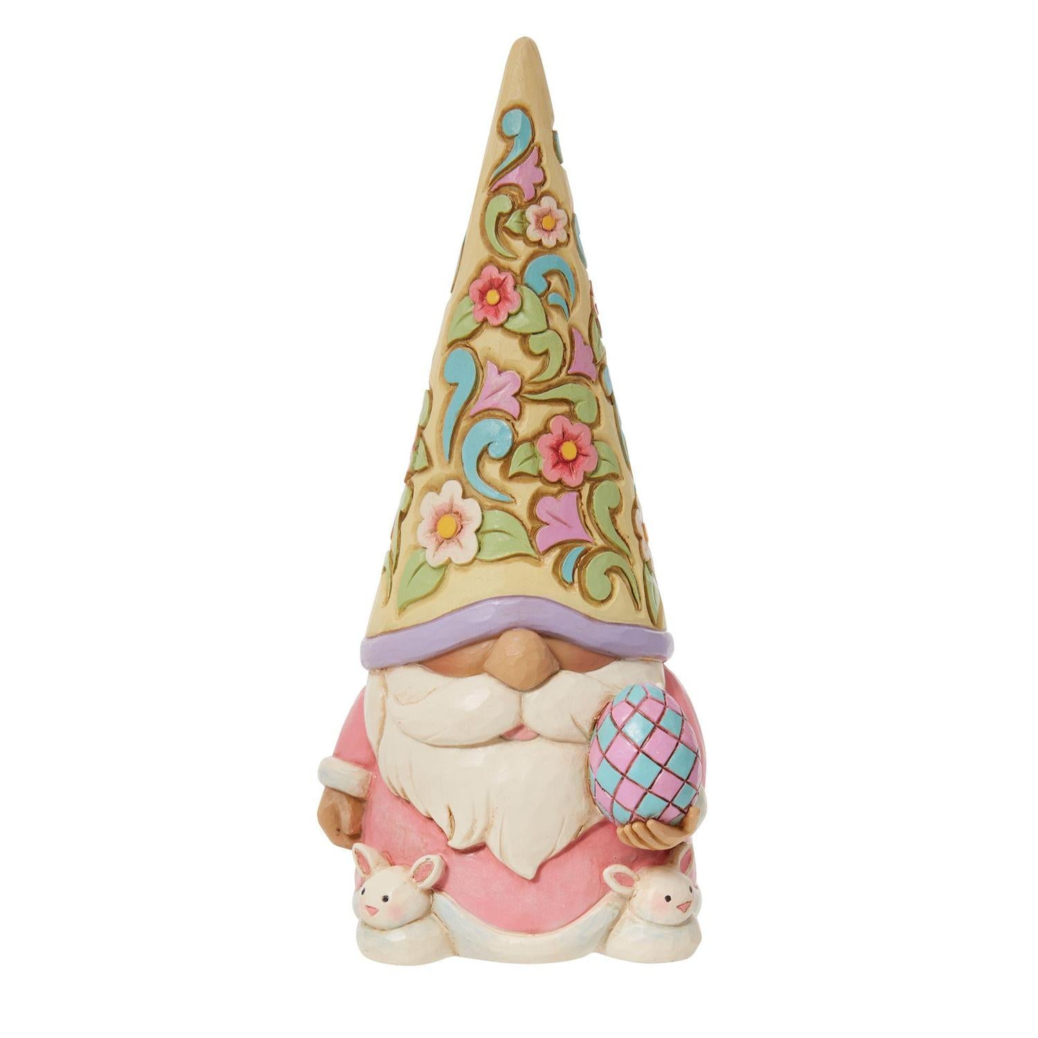 Jim Shore Easter Gnome with Bunny Slippers