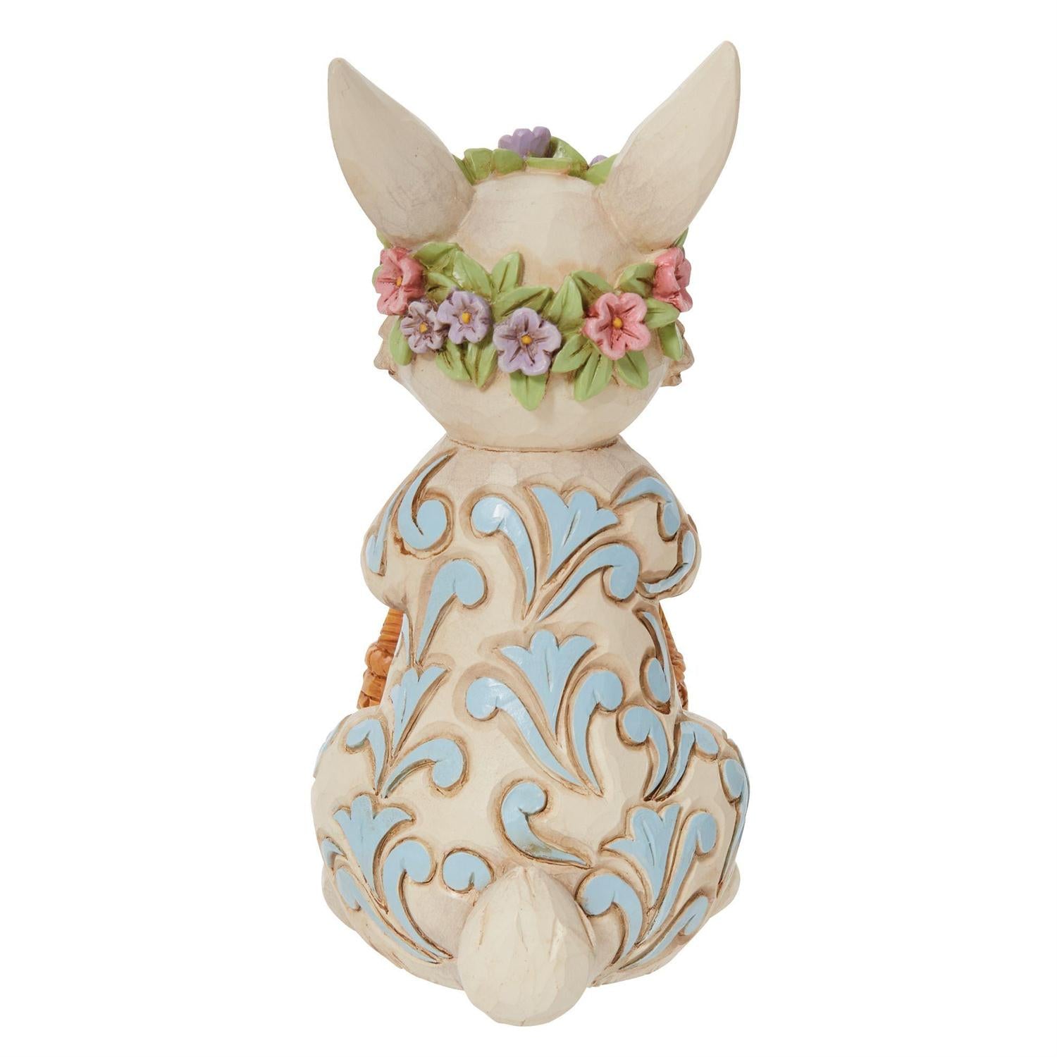 Jim Shore Pint Size Bunny with Flower Crown
