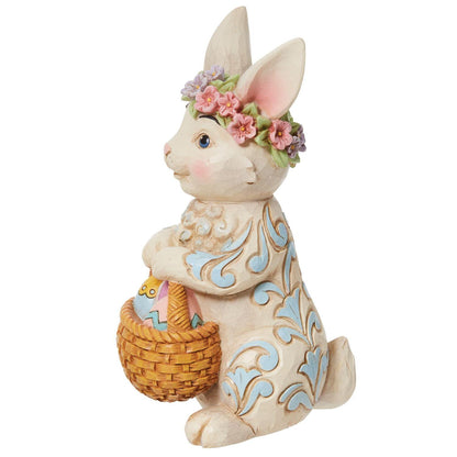 Jim Shore Pint Size Bunny with Flower Crown