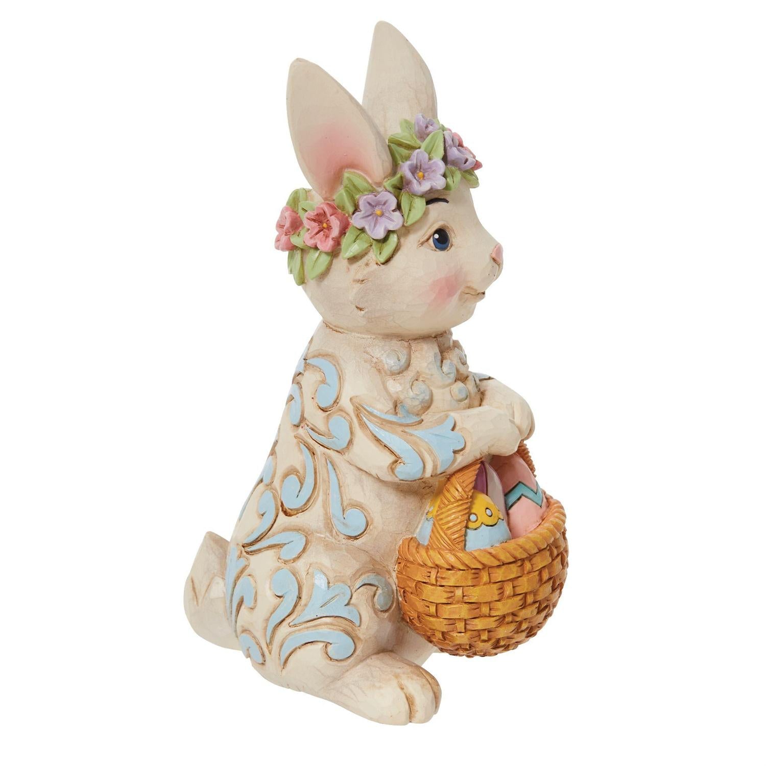 Jim Shore Pint Size Bunny with Flower Crown