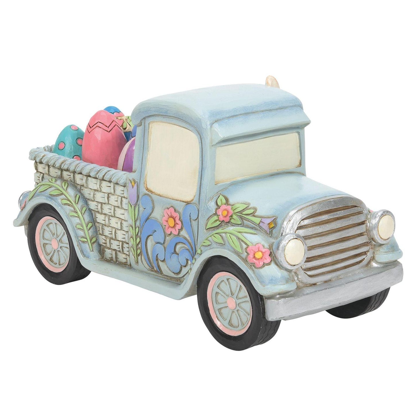 Jim Shore Easter Truck with Bunny and Eggs