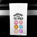 Working on My Six Pack Microfiber Towel