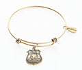 Police Badge Expandable Bangle Charm Bracelet
