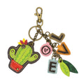Cactus & Love Charming Metal Keychain