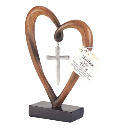 Marriage Takes Three Heart Silver Cross