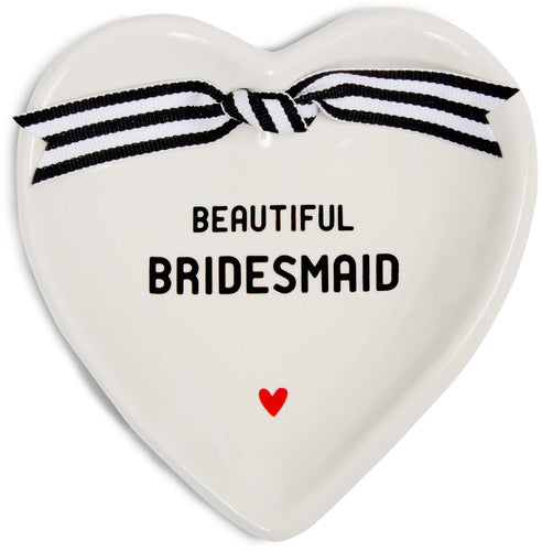 Beautiful Bridesmaid Keepsake Dish