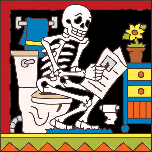 Day of the Dead Head Tile