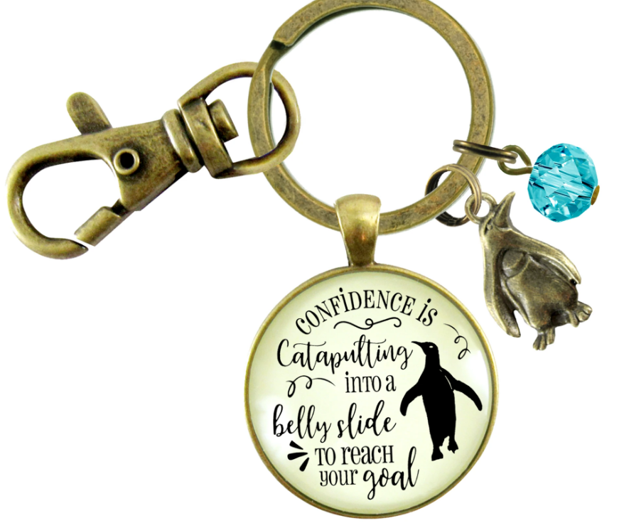 Penguin Keychain Confidence Is Catapulting Into A Belly