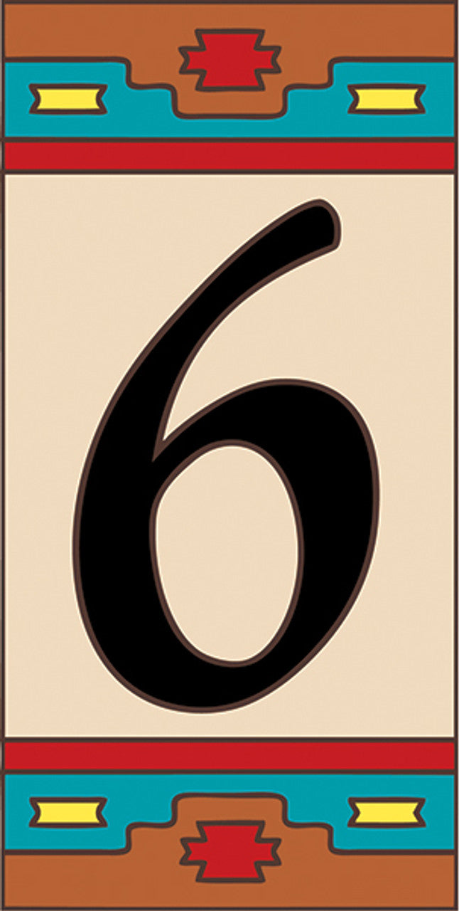 Number 6 Southwest Tile