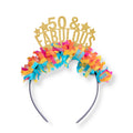 50 and Fabulous Birthday Party Headband