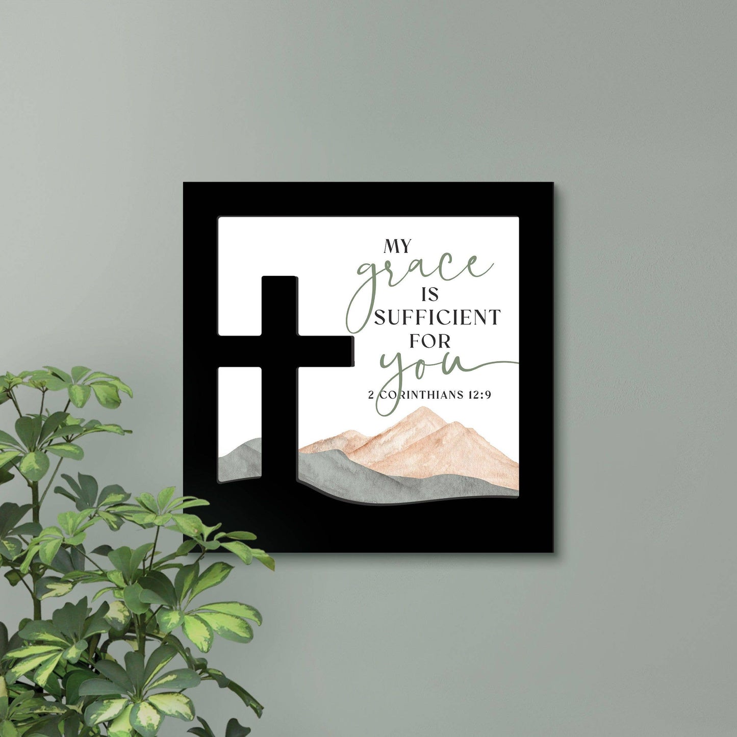 My Grace Is Sufficient For You Framed Art