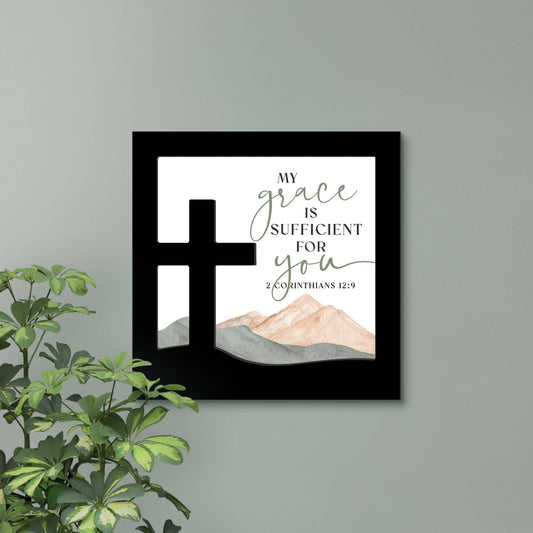 My Grace Is Sufficient For You Framed Art