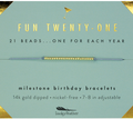 Fun Twenty One Gold Bracelet
