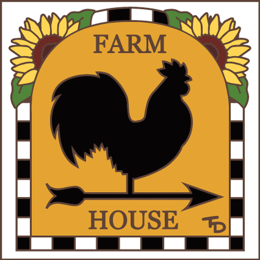 Framhouse Rooster Tile