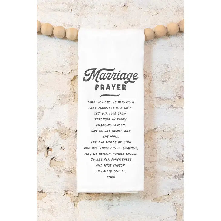 Marriage Prayer Tea Towel