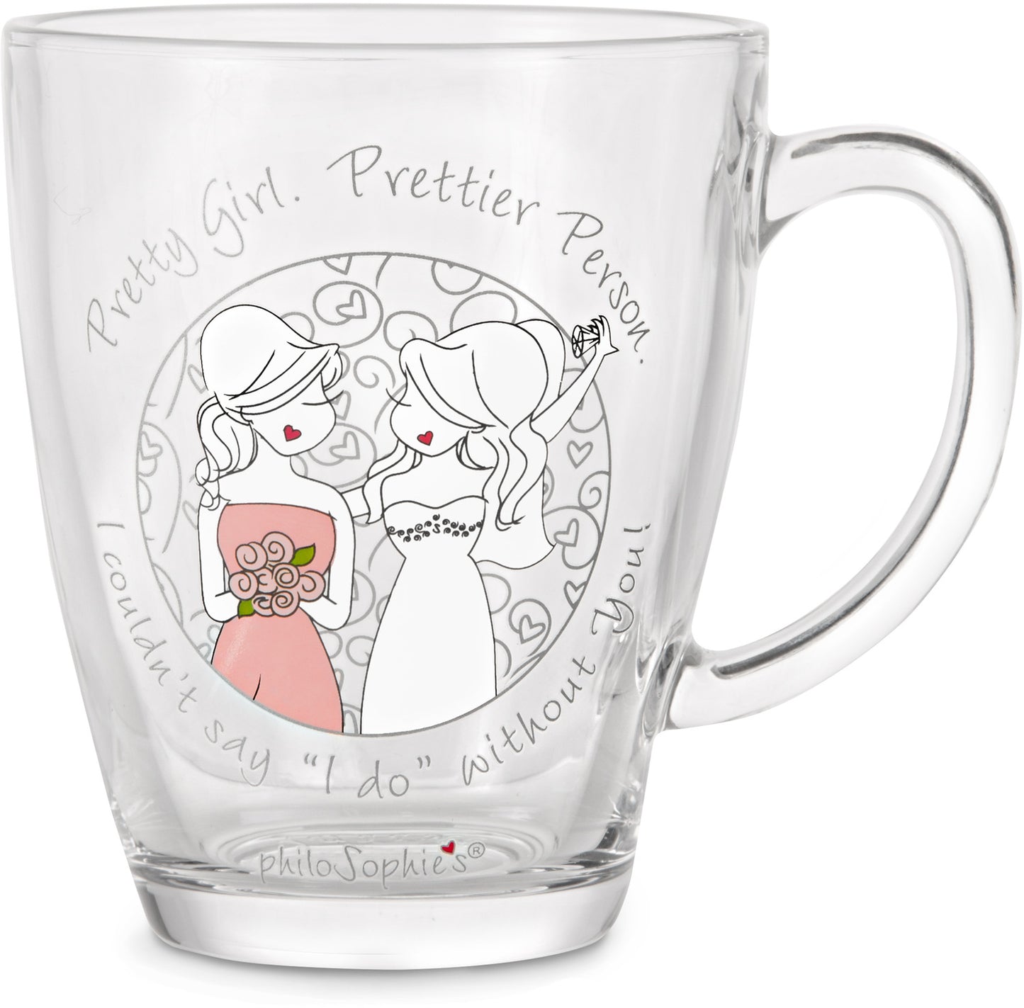 Pretty Girl - 12.5oz Glass Cup