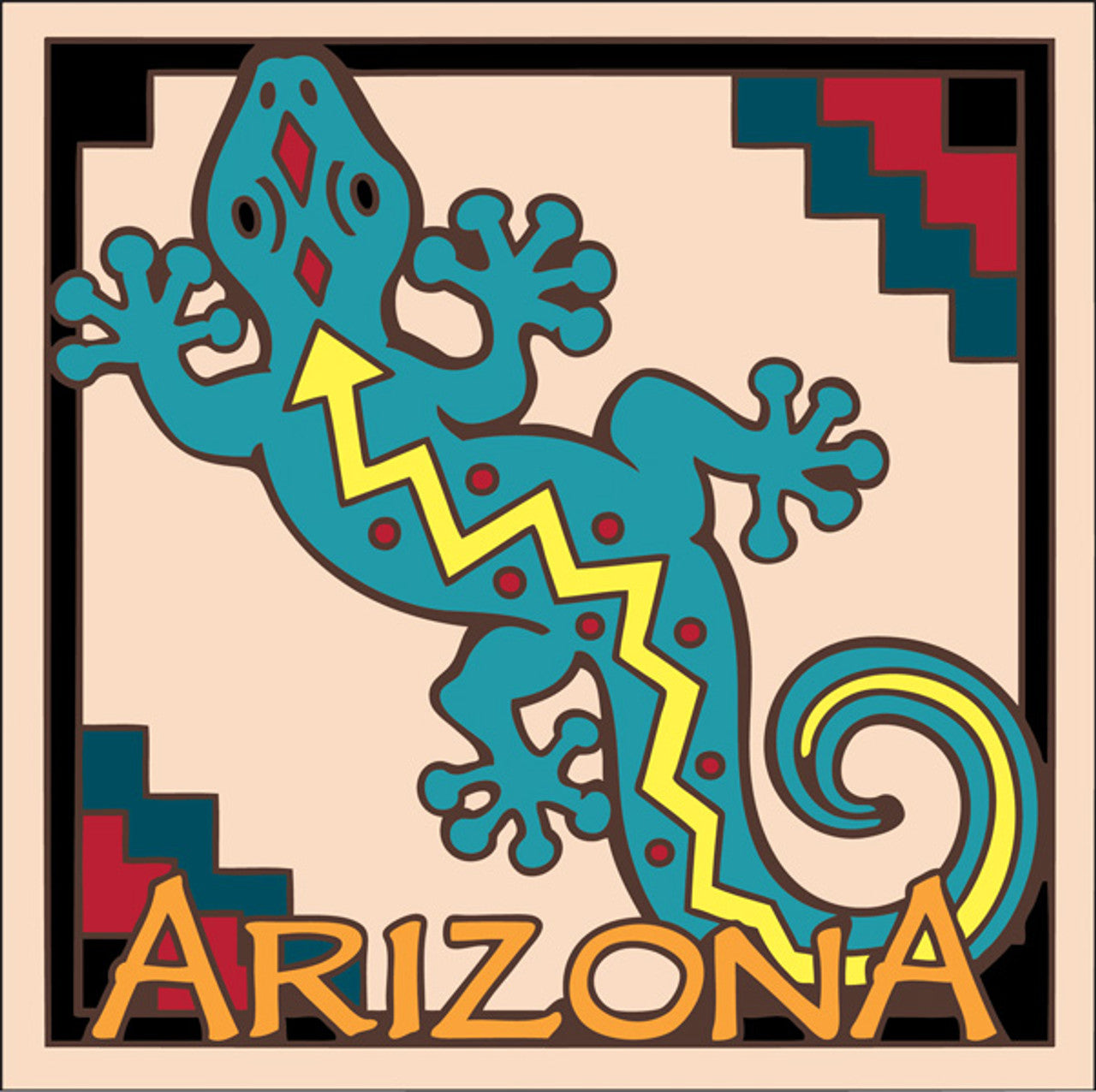 Arizona Gecko Tile