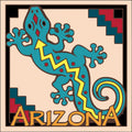 Arizona Gecko Tile