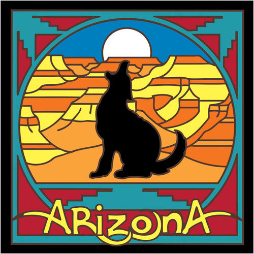 Arizona Coyote Silhouette Tile