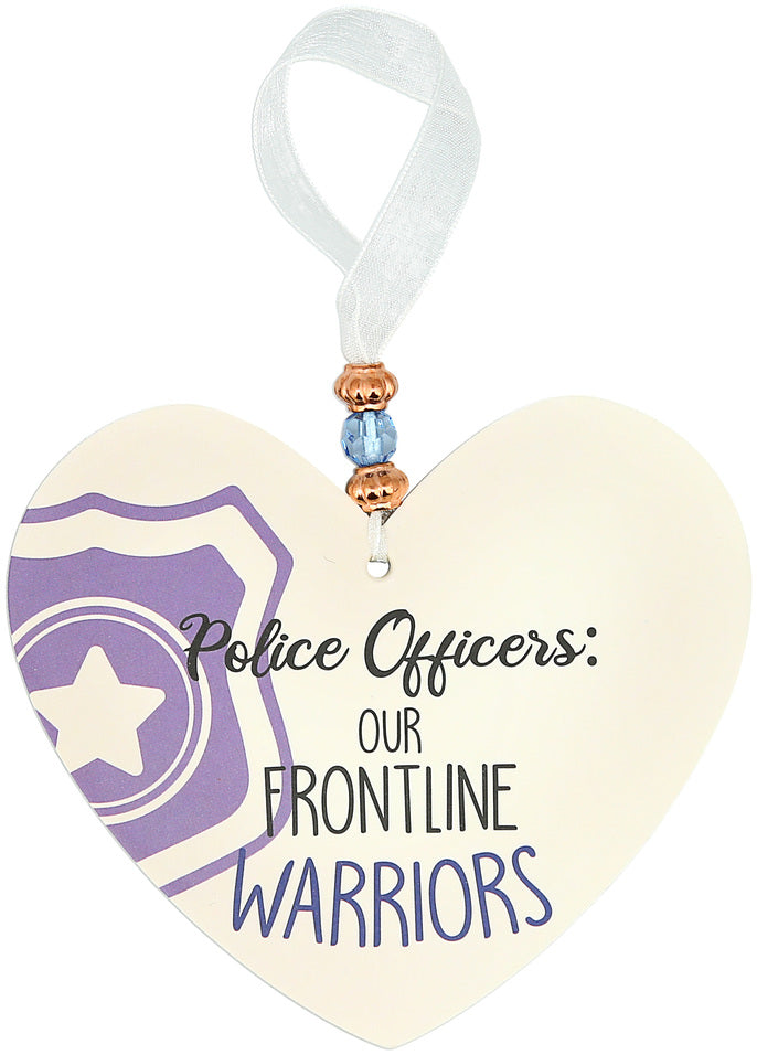 Police Officers Our Front Line...Ornament