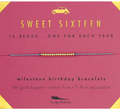 Sweet Sixteen Gold Bracelet