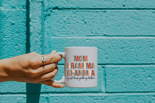 Mom Grandma Great Grandma - Mom Life Mug