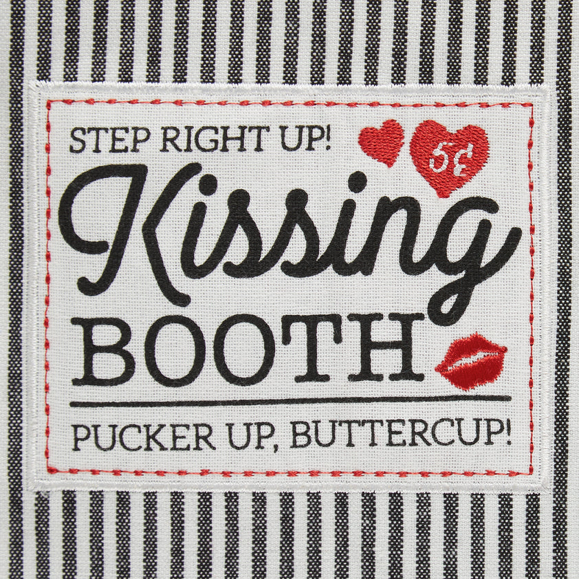 Kissing Booth Embellished Apron