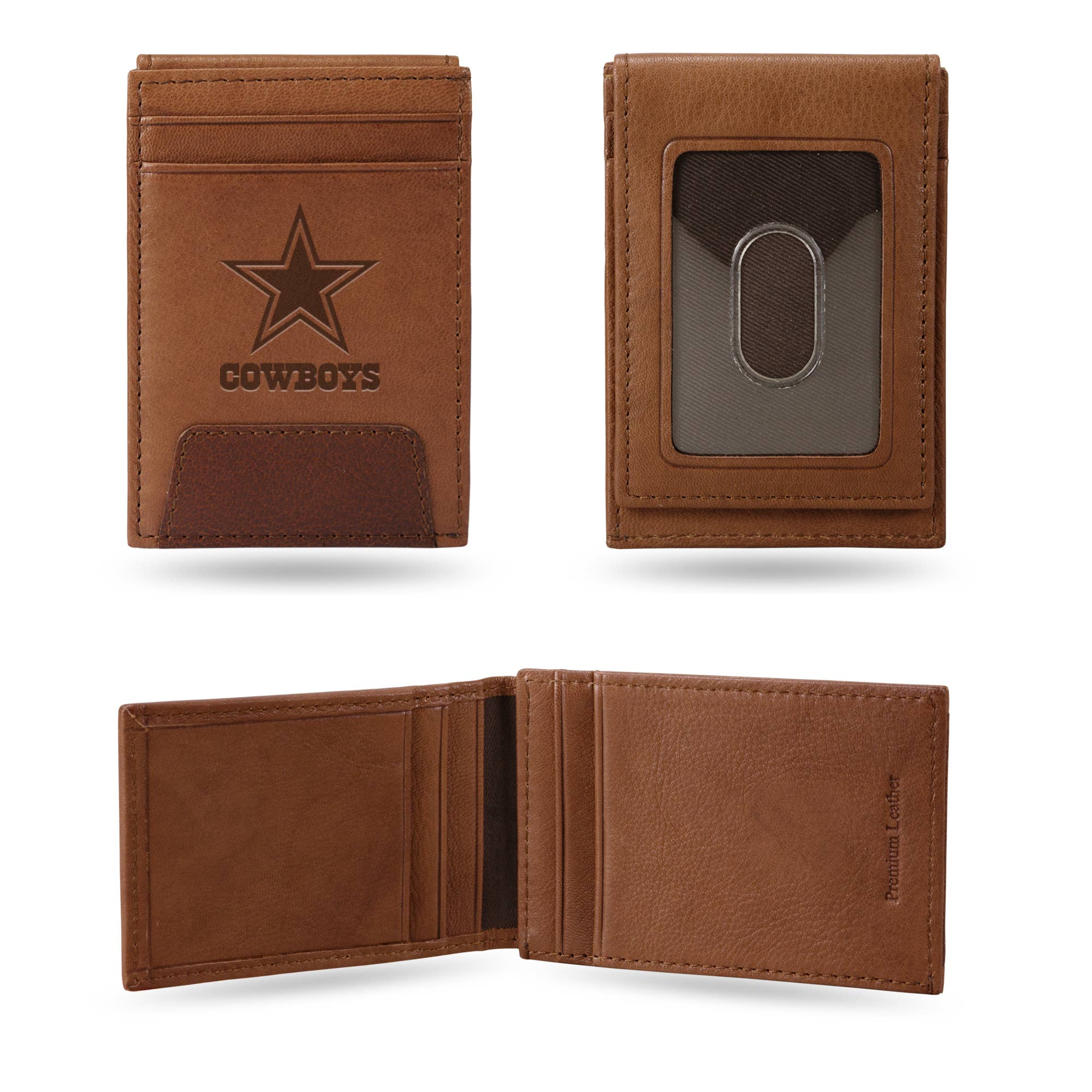 Dallas Cowboys Embossed Front Pocket Wallet