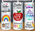 Teacher Tumbler Skinny 30oz