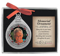 Tear Shape Male Memorial Photo Ornament