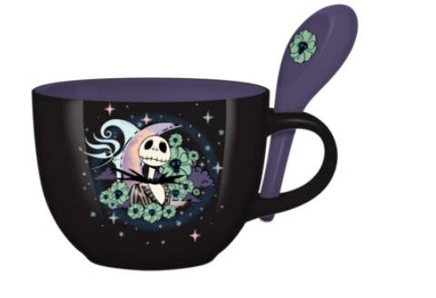 Nightmare Before Christmas Soup Mug with Spoon