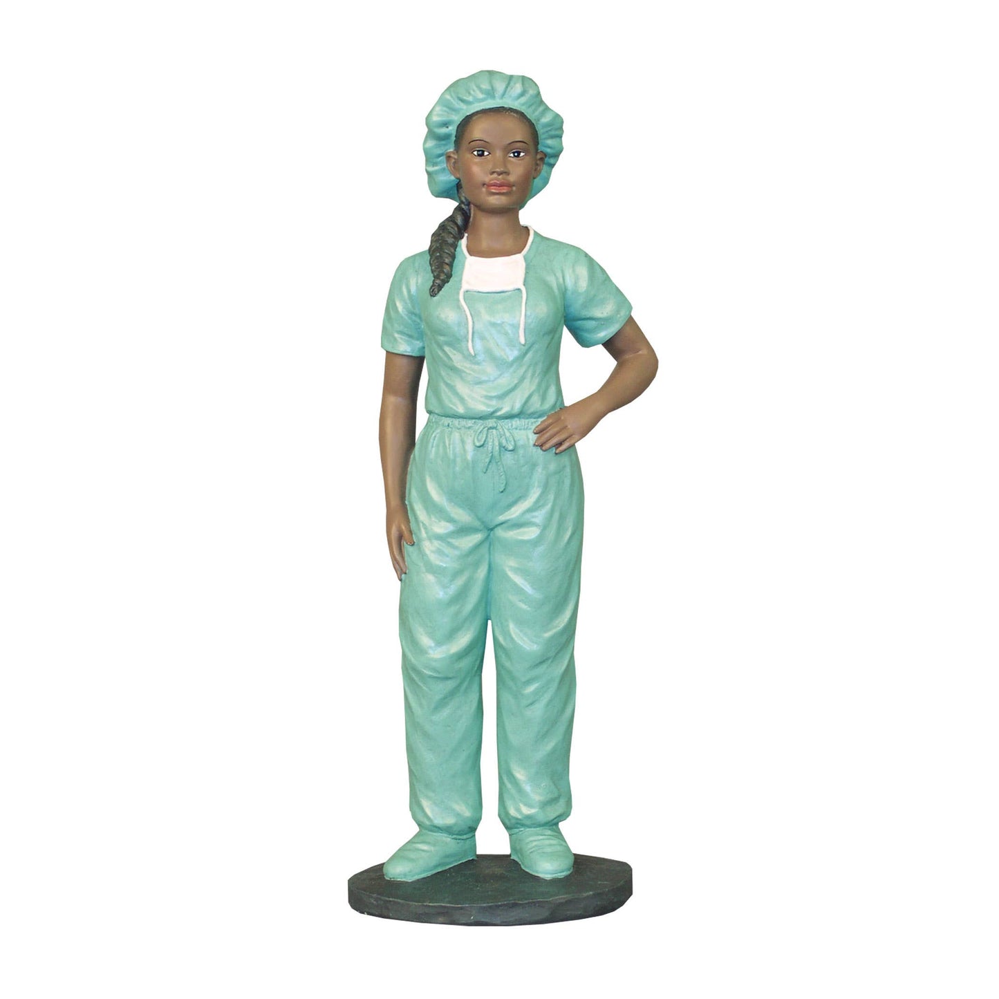 Female Scrub Nurse Figurine