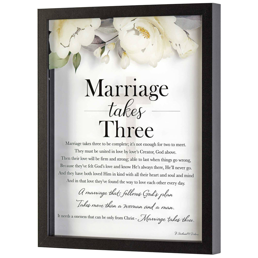 Marriage Takes Three Wall Decor