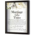 Marriage Takes Three Wall Decor