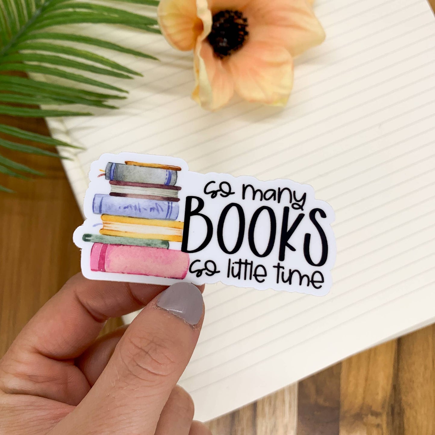 So Many Books, Little Time Sticker