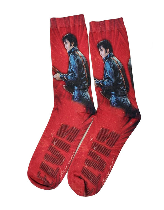 Elvis Presley Red Socks