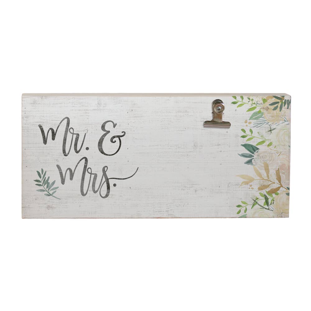 Mr and Mrs Picture Clip