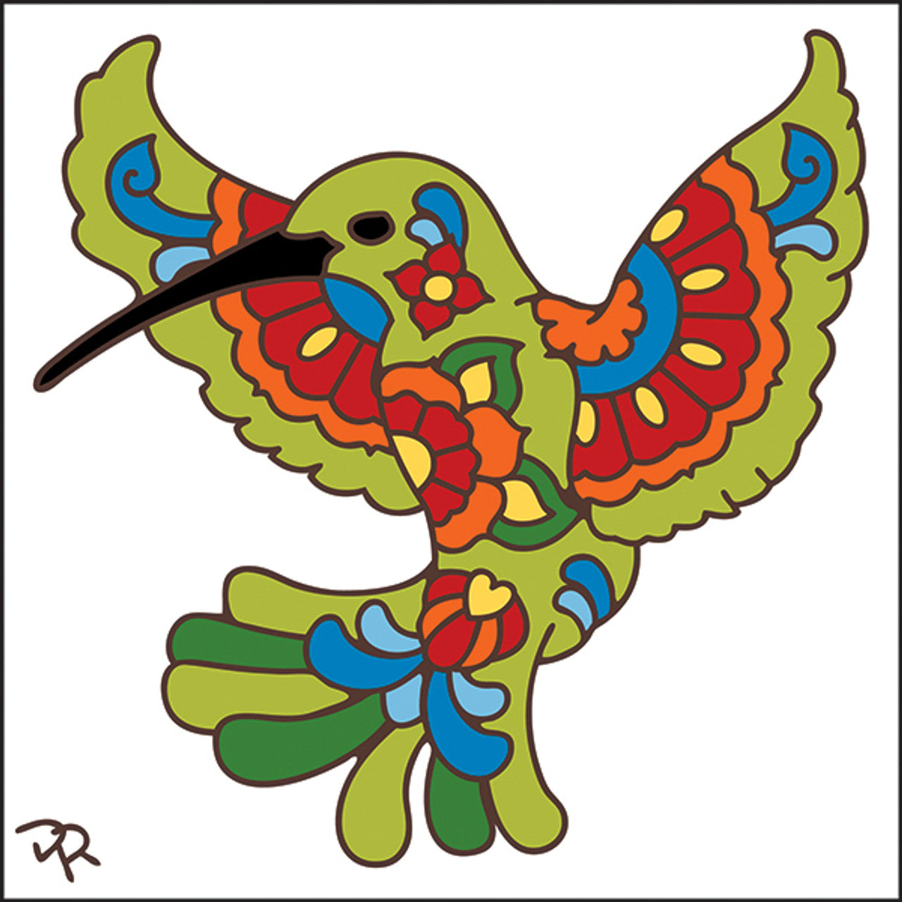Hummingbird Talavera White Tile