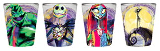 Nightmare Before Christmas Mini Glassware Set/4