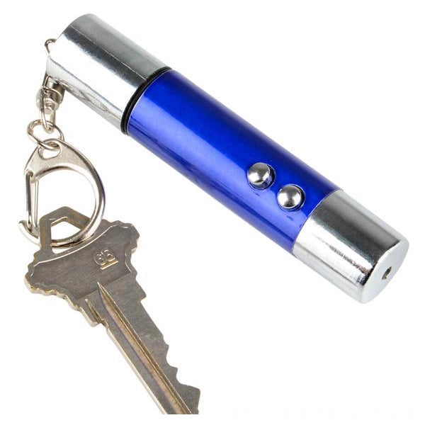SHOCKING BARREL LIGHT CAR KEYCHAIN LA LUNA BELLA