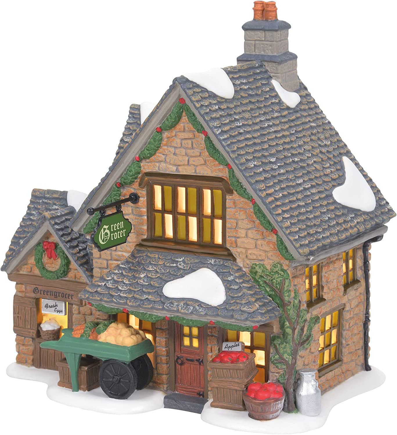 D56 Dickens Village Cotswold Greengrocer Lit Building