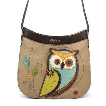 Owl Crescent Crossbody