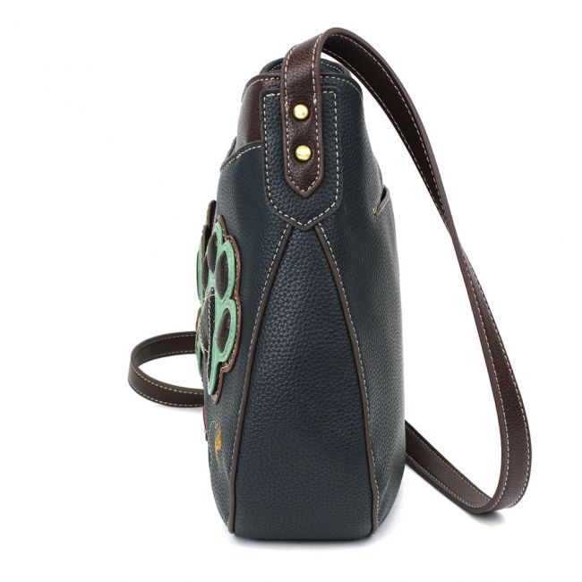 Paw Print Crescent Crossbody
