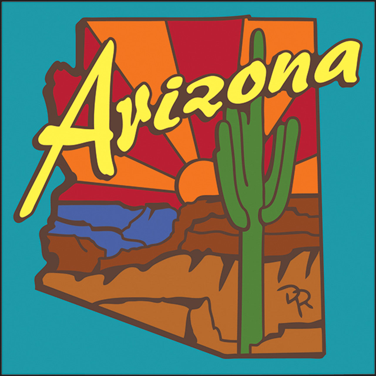 Arizona Postcard Tile