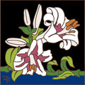 White Lillies Tile
