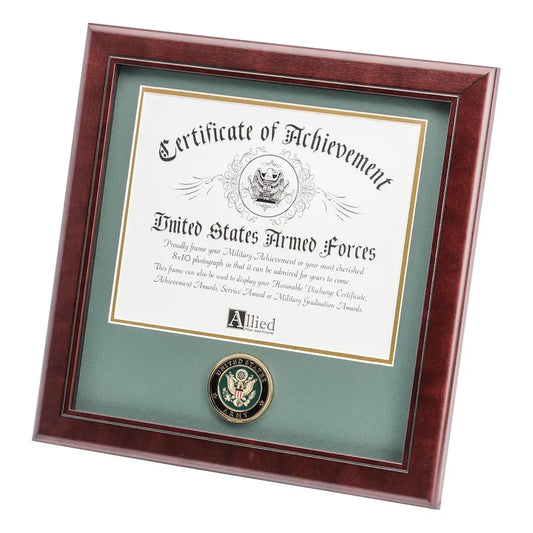 U.S. Army Medallion 8-Inch by 10-Inch Certificate Frame